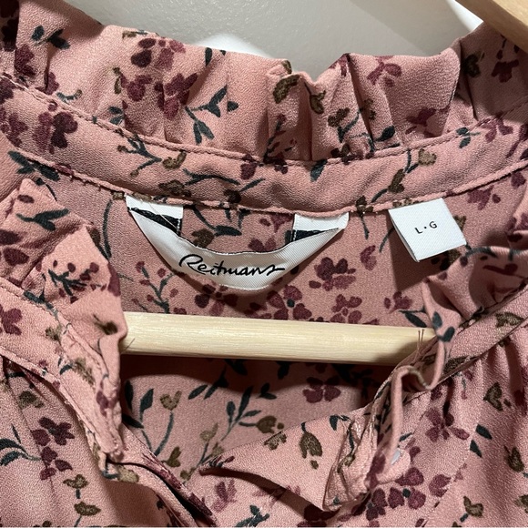 NWOT Reitmans Pink Floral Tunic, Size Large - Picture 8 of 11